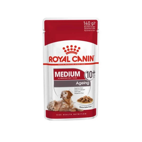 [Royal Canin] Medium Ageing 10+ In Gravy Dog Food (Pouch) 140g