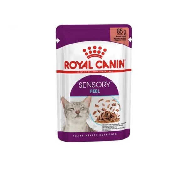 [Royal Canin] Sensory Feel Morsels In Gravy | Adult Cat Food (Pouch) - 85g