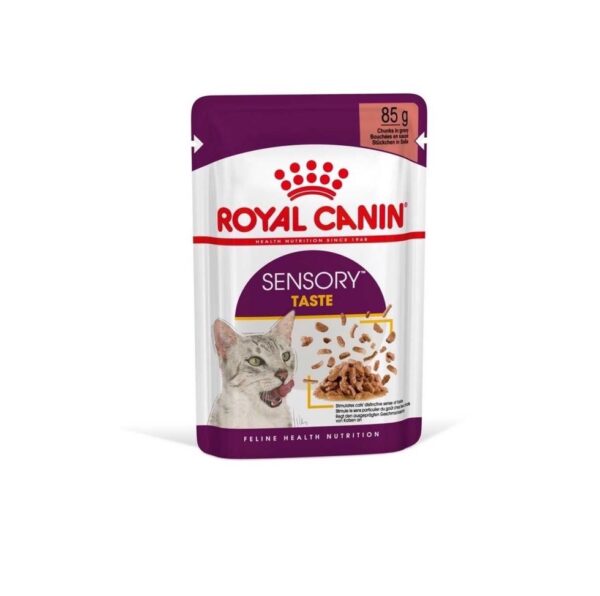 [Royal Canin] Sensory Taste Chunks In Gravy | Adult Cat Food (Pouch) - 85g