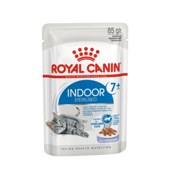 [Royal Canin] Indoor Sterilised In Jelly | 7+ Cat Food (Pouch) - 85g